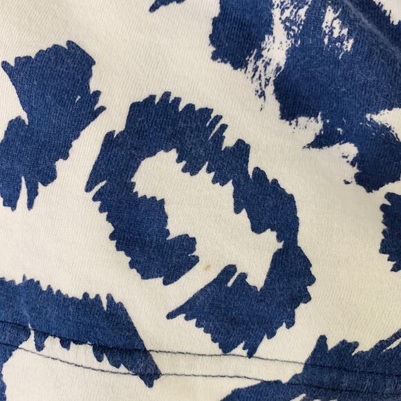 COMME des GARCONS Size M White Blue Grey Cotton Animal Print T-Shirt - Picture 7 of 7